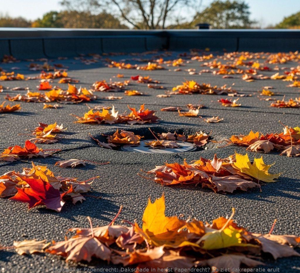 Dakschade In Herfst Papendrecht